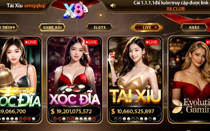 X8 cung cấp game bài và slot đổi thưởng hấp dẫn