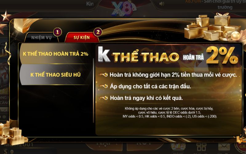 hệ thống nạp rút tiền X8 nhanh chóng và tiện lợi